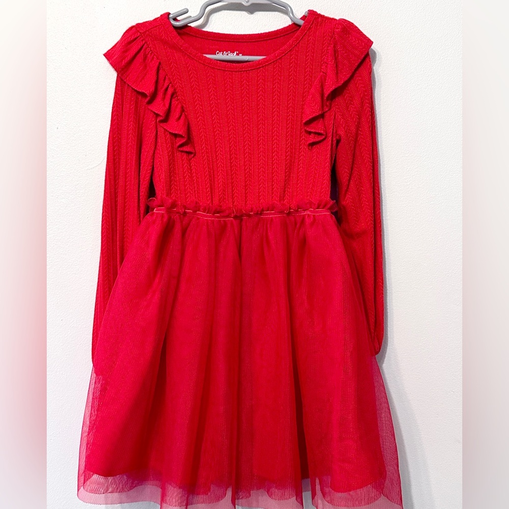 Cat & Jack Knit Tulle Dress - Picture 3 of 7
